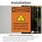 Signmission Hot Surface Sign, 14 in H x 10 in W, Vinyl Decal, Burn Hazard Hot Surface With Symbol OS-2PACK-WS-D-1014-V-13004 - alternate 5